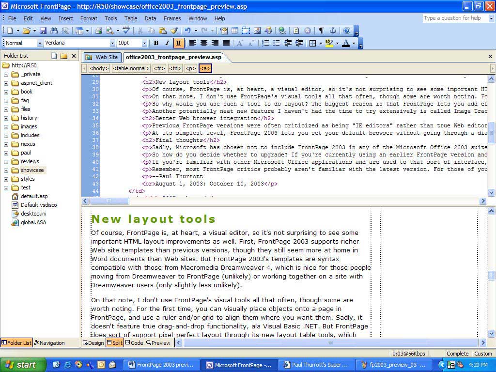 Office frontpage 2003 download